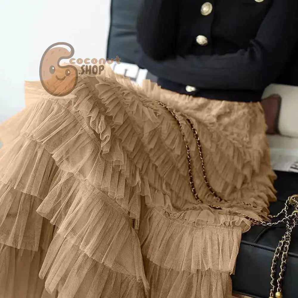 Multi-Layered Long Princess Skirt