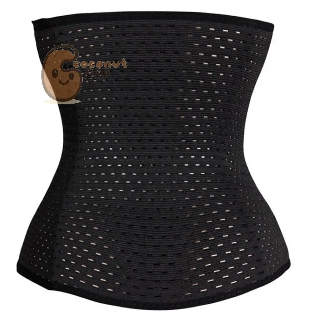 Waist Trainer Shaper Corset for Slimming & Modeling - black / XS