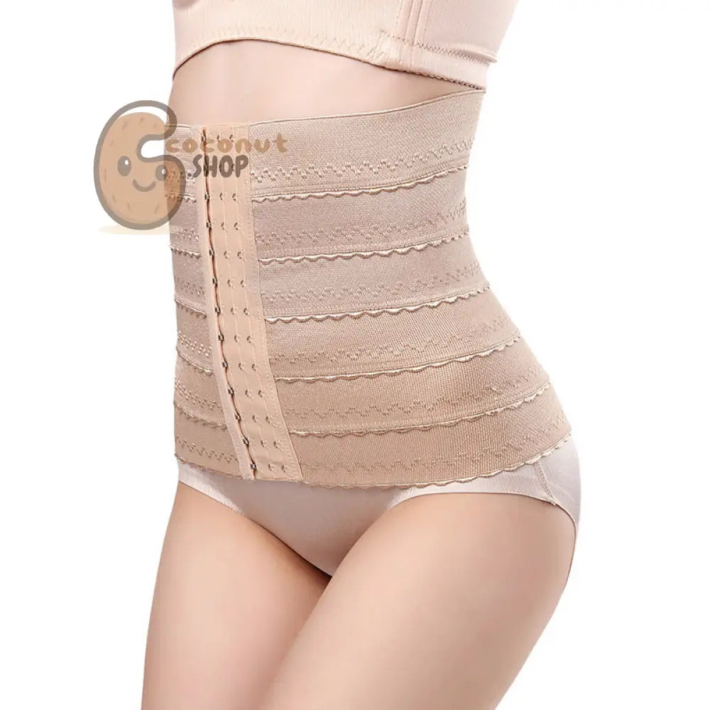 Women’s Belly Belt Waist Corset Shaping Underwear - Apricot / S