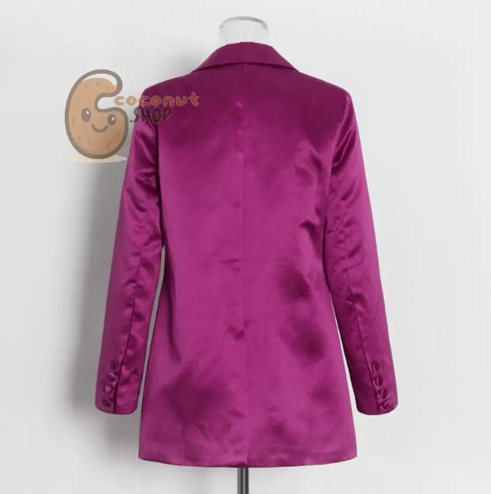 3Pieces Double Breasted Suit + Camisole + Short Hip Skirt Mature Lady Skirt Suit