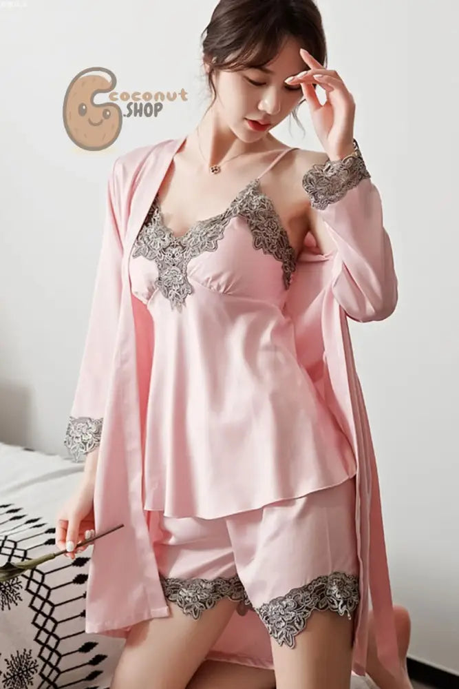 5 Pieces Set Women Pajamas Set