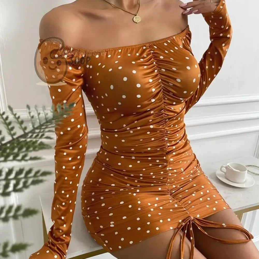 Chic Wave Point Charm Short Dress