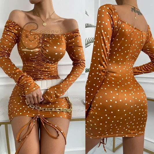 Chic Wave Point Charm Short Dress