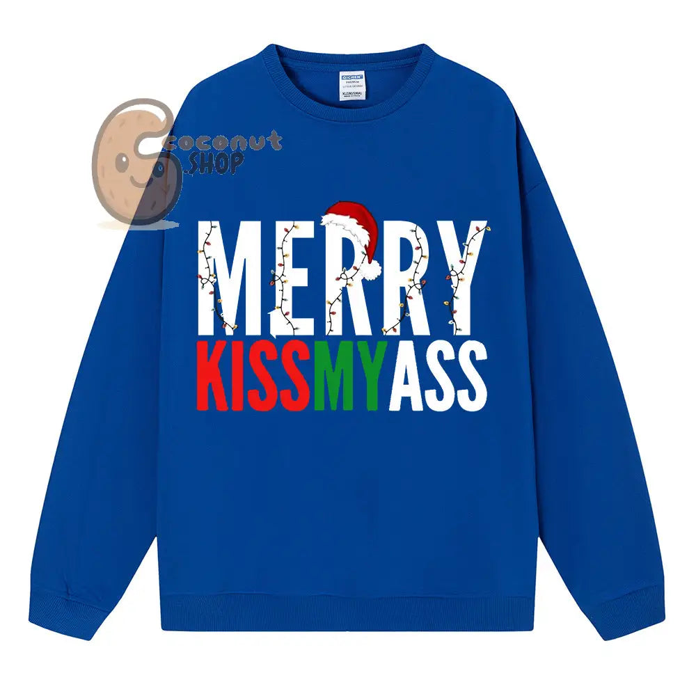 Christmas Merry Kiss My ass Hoodie
