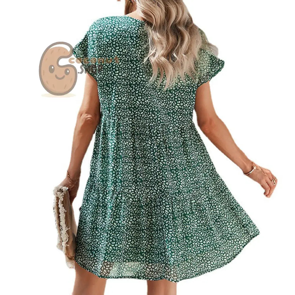 Cute Dress Summer Elegant A-Line dress Loose Chiffon