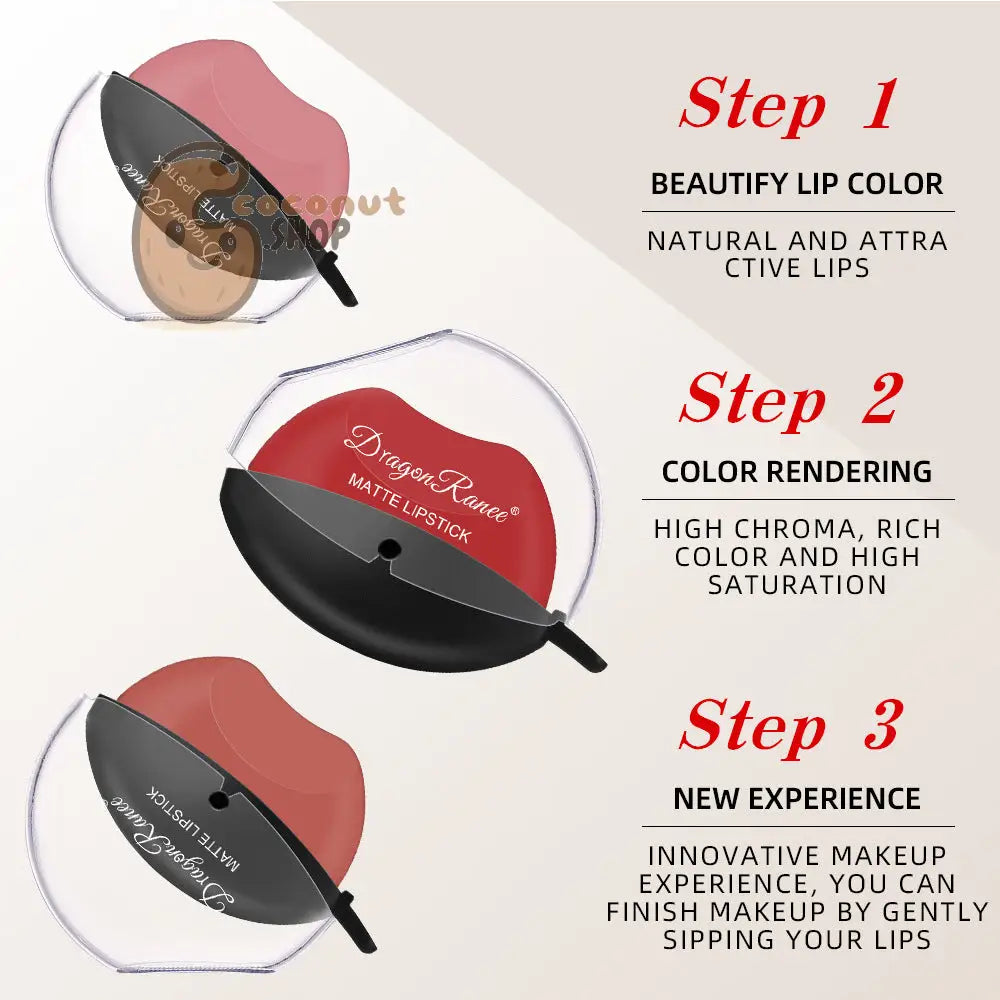 Effortless Elegance: Sip Into Makeup Lazy Lip Matte Lipstick - beauty