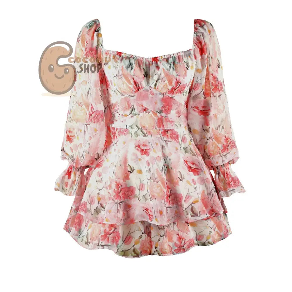 Floral Cute Dress - FKAQ001 / S