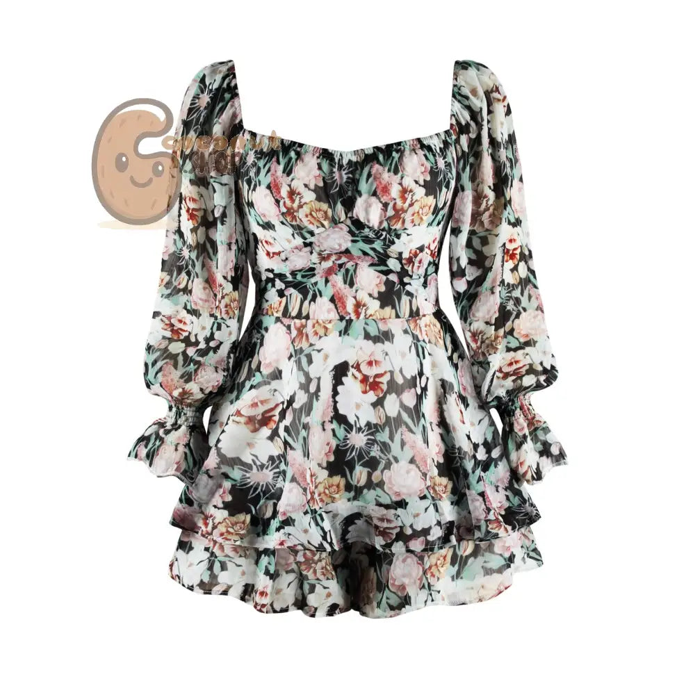 Floral Cute Dress - FKAQ004 / S