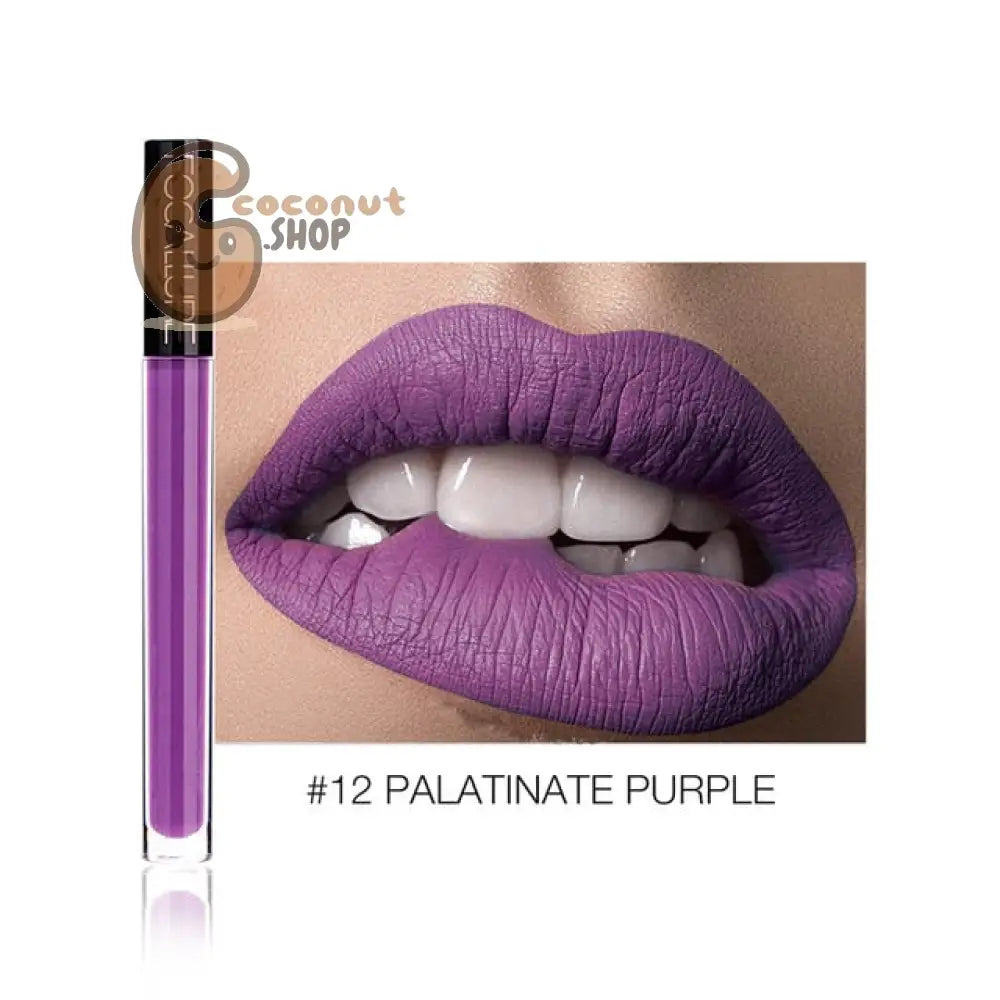 Matte Lipstick: Waterproof Pigment - 12