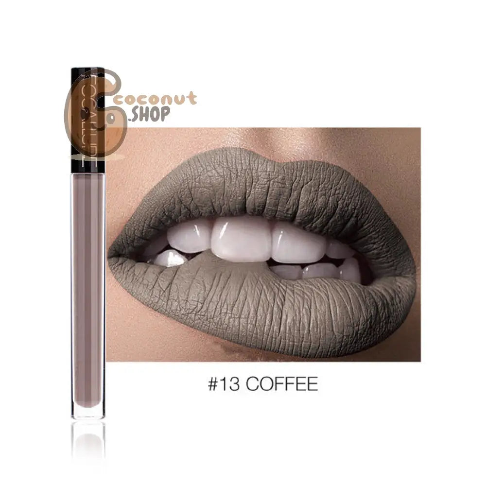 Matte Lipstick: Waterproof Pigment - 13