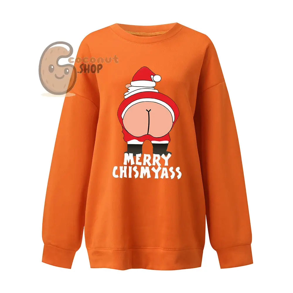 “Merry Chismyass” Funny Christmas Long Sleeved Sirt