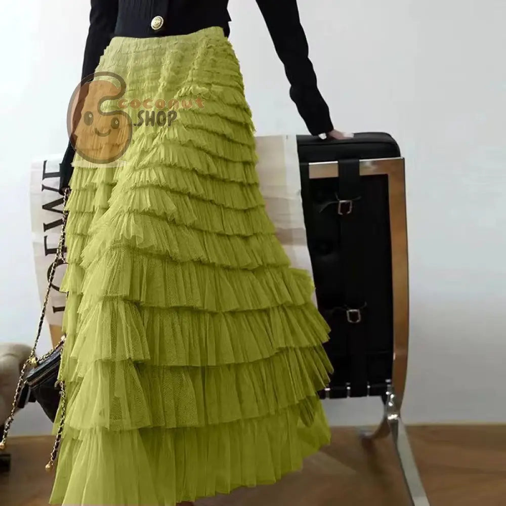 Multi-Layered Long Princess Skirt