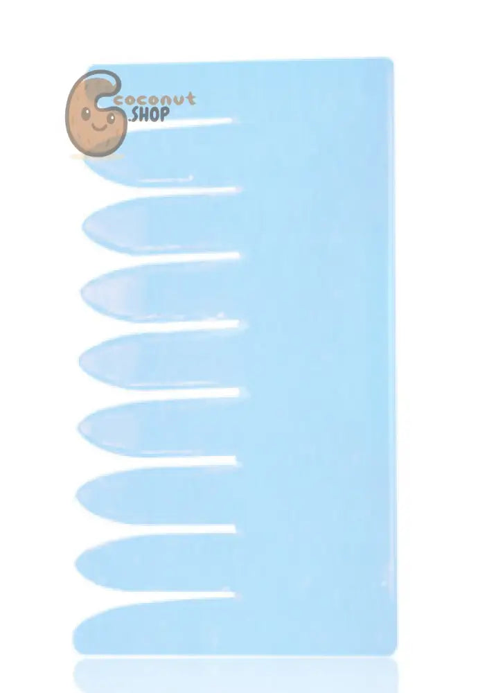 Natural Crystal Harmony Gemstone Hair Comb: Unleash Radiance and Vitality in Every Brushstroke - Blue