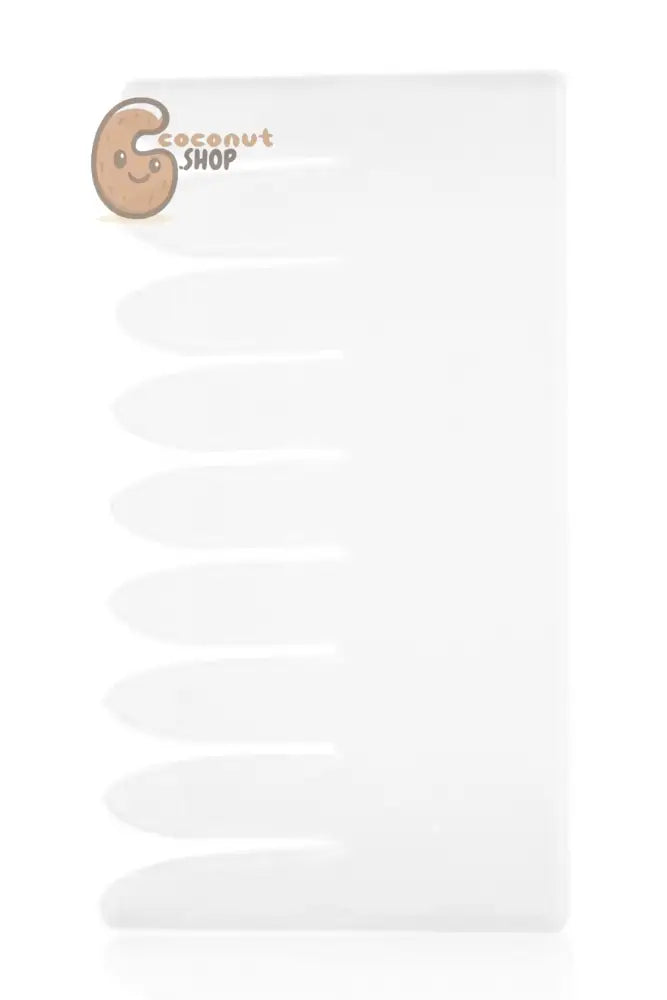 Natural Crystal Harmony Gemstone Hair Comb: Unleash Radiance and Vitality in Every Brushstroke - White