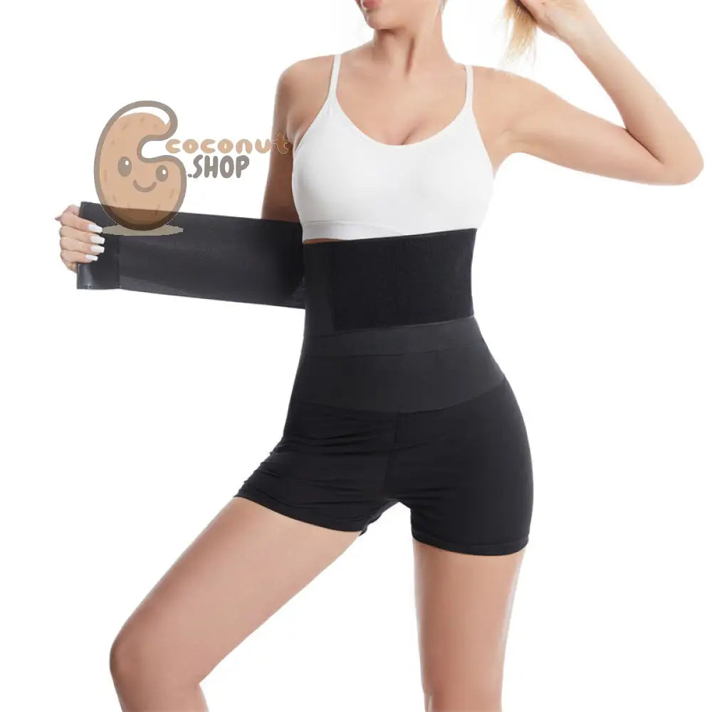 New Two-In-One Belly Wrapping Sweat Pants