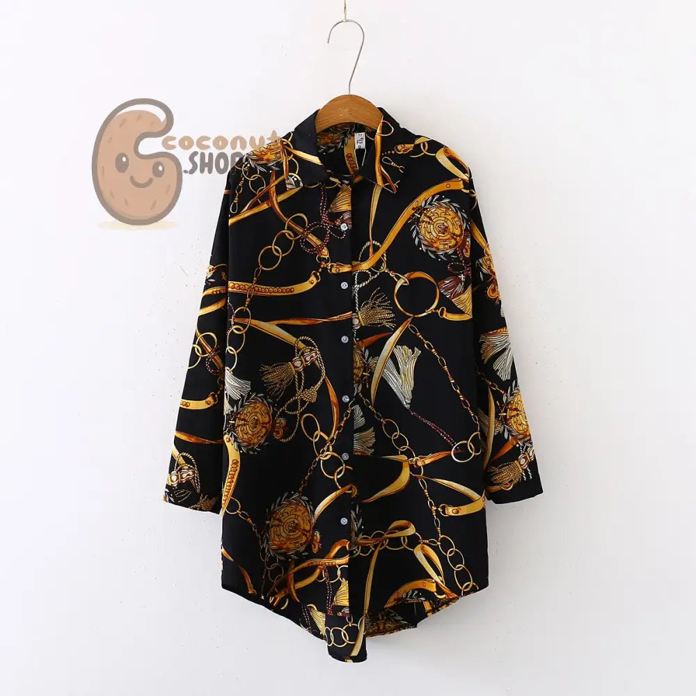 Plus size Fashion casual oversized Women Blouses Spring chiffon Blouse three quarter sleeve Loose Tops Shirts Blusas