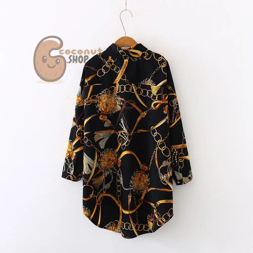 Plus size Fashion casual oversized Women Blouses Spring chiffon Blouse three quarter sleeve Loose Tops Shirts Blusas