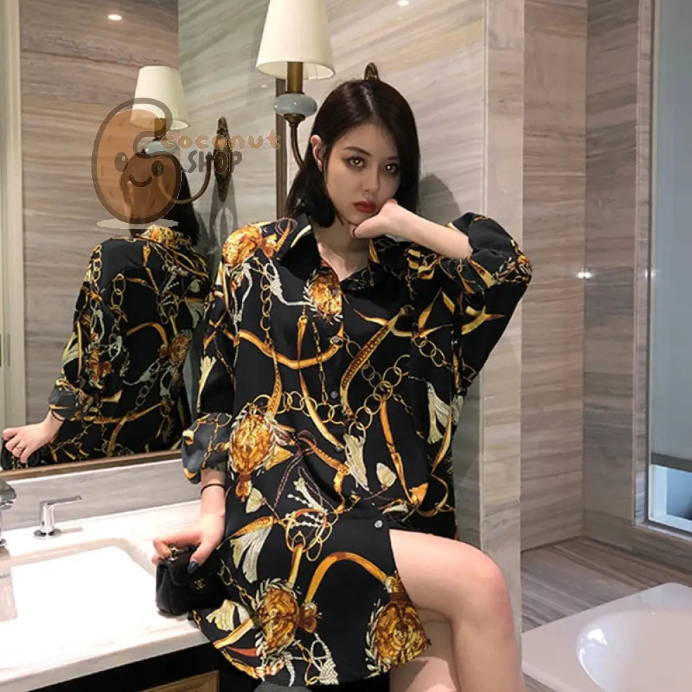 Plus size Fashion casual oversized Women Blouses Spring chiffon Blouse three quarter sleeve Loose Tops Shirts Blusas