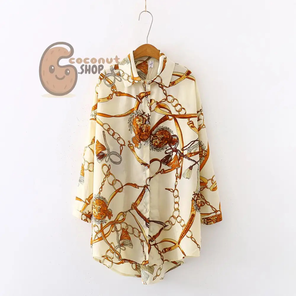 Plus size Fashion casual oversized Women Blouses Spring chiffon Blouse three quarter sleeve Loose Tops Shirts Blusas