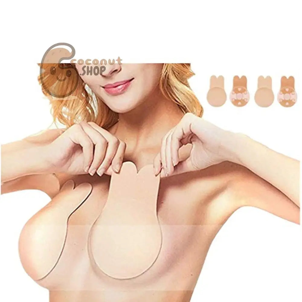 Rabbit Ear Breast Lift Cover Bra Big Size Reusable Lifting Bra Cups Nipple Cover For Women New Arrival 3 Sizes