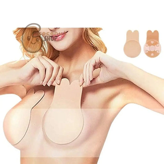 Rabbit Ear Breast Lift Cover Bra Big Size Reusable Lifting Bra Cups Nipple Cover For Women New Arrival 3 Sizes