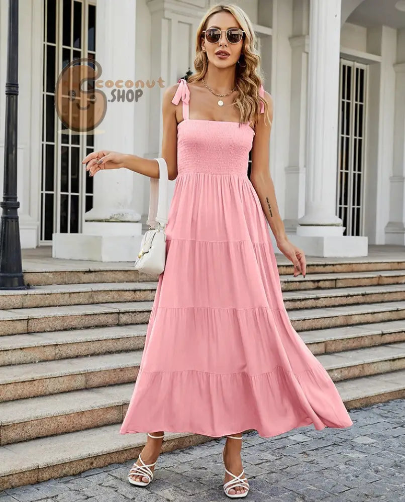 Radiate Summer Charm: Explore our Collection of Cute Printed Summer Dresses - Lotus Colored Rayon / S