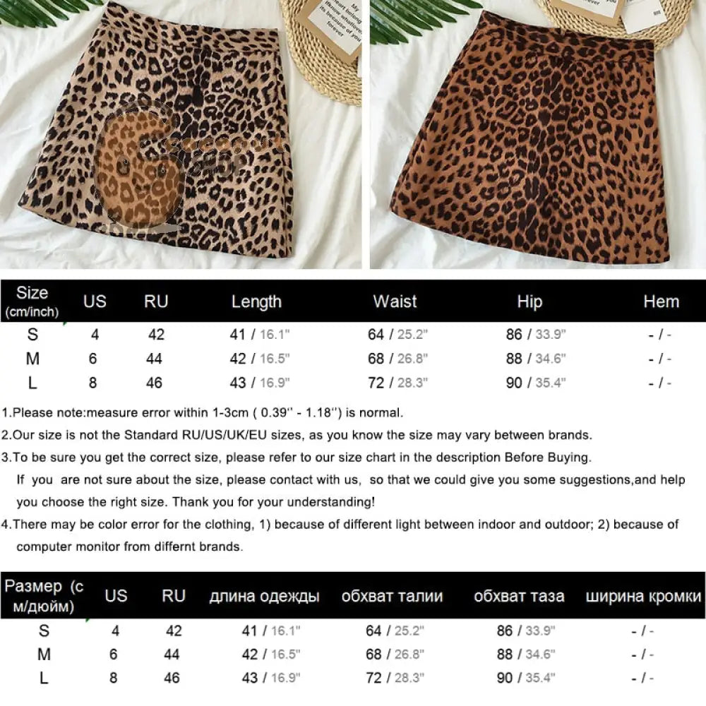 Roar into Style: Unleash Your Inner Wild with Sexy Leopard Mini Skirt – Your 2018 Streetwear Statement!