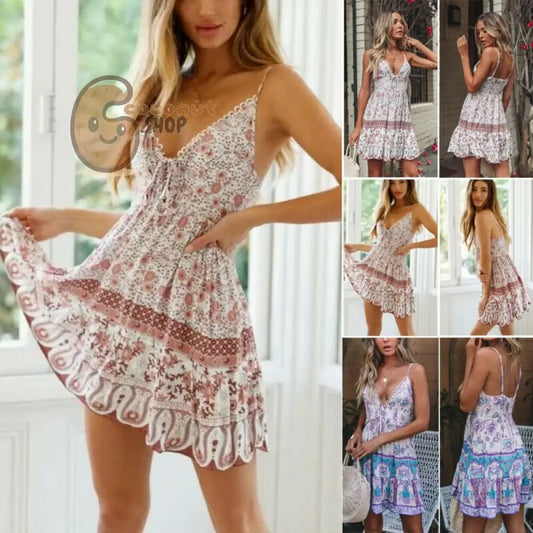 Sexy Chiffon Mini Dress