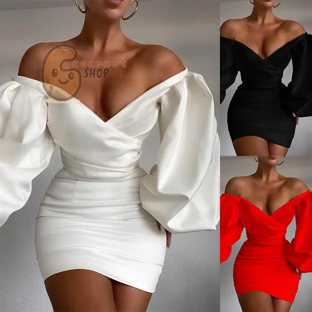 Sexy Off-Shoulder Dress