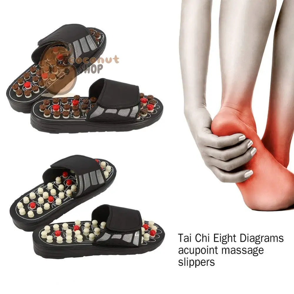 Sole Rejuvenators: Acupuncture Foot Massage Slippers for Total Reflexology Bliss and Foot Care