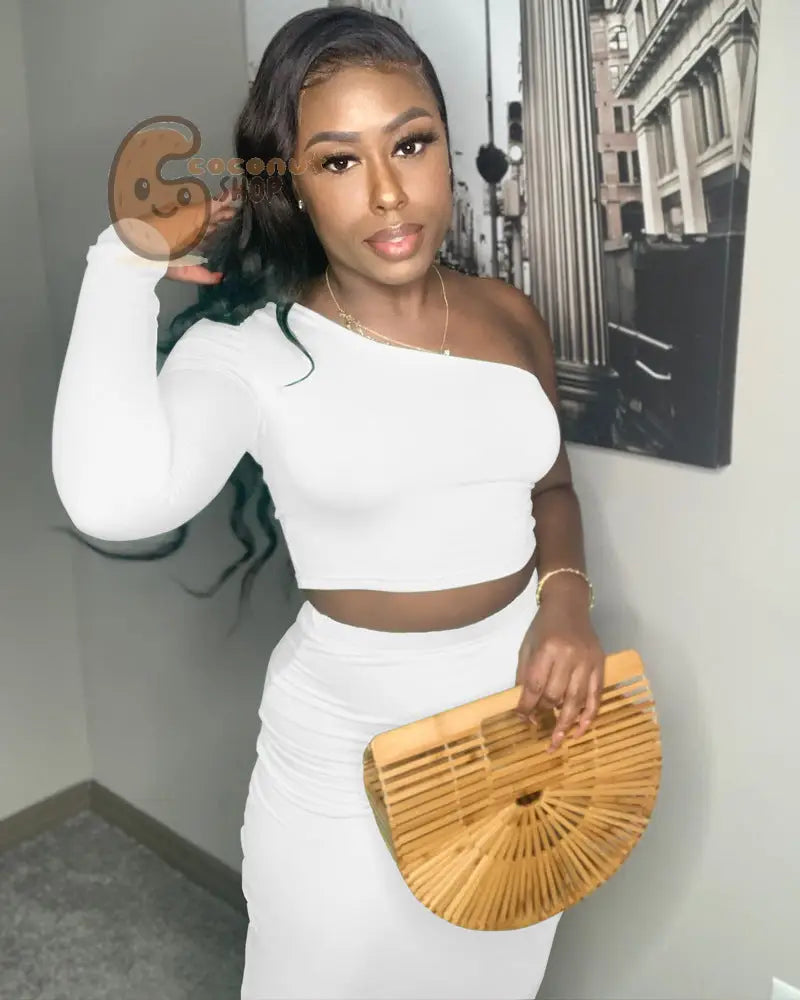 Spring Sizzle: Embrace New Fashion with the Long-Sleeved Navel-Baring Two-Piece Trend Tight Suit - Your Ultimate Style