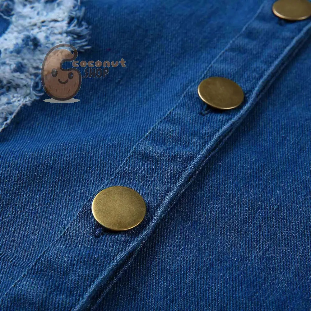 Summer Womens Button Down Denim Sexy Dress Ladies Lace Jeans Long Shirt Dress