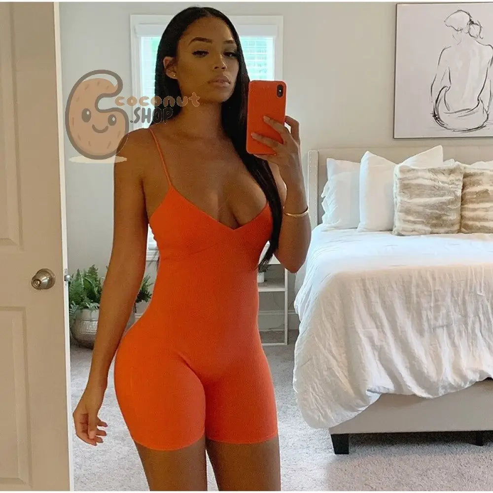 Sun-Kissed Vibes: Unleash Confidence with our Sleek Summer Rompers