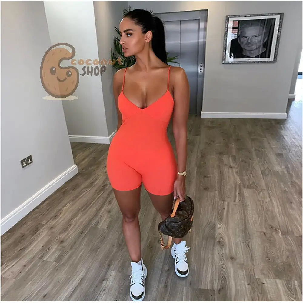 Sun-Kissed Vibes: Unleash Confidence with our Sleek Summer Rompers