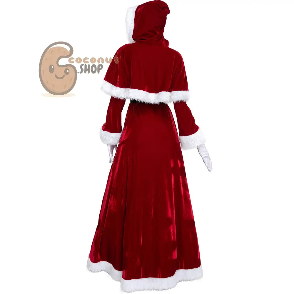 Velvet Mrs. Claus Christmas Dress Set